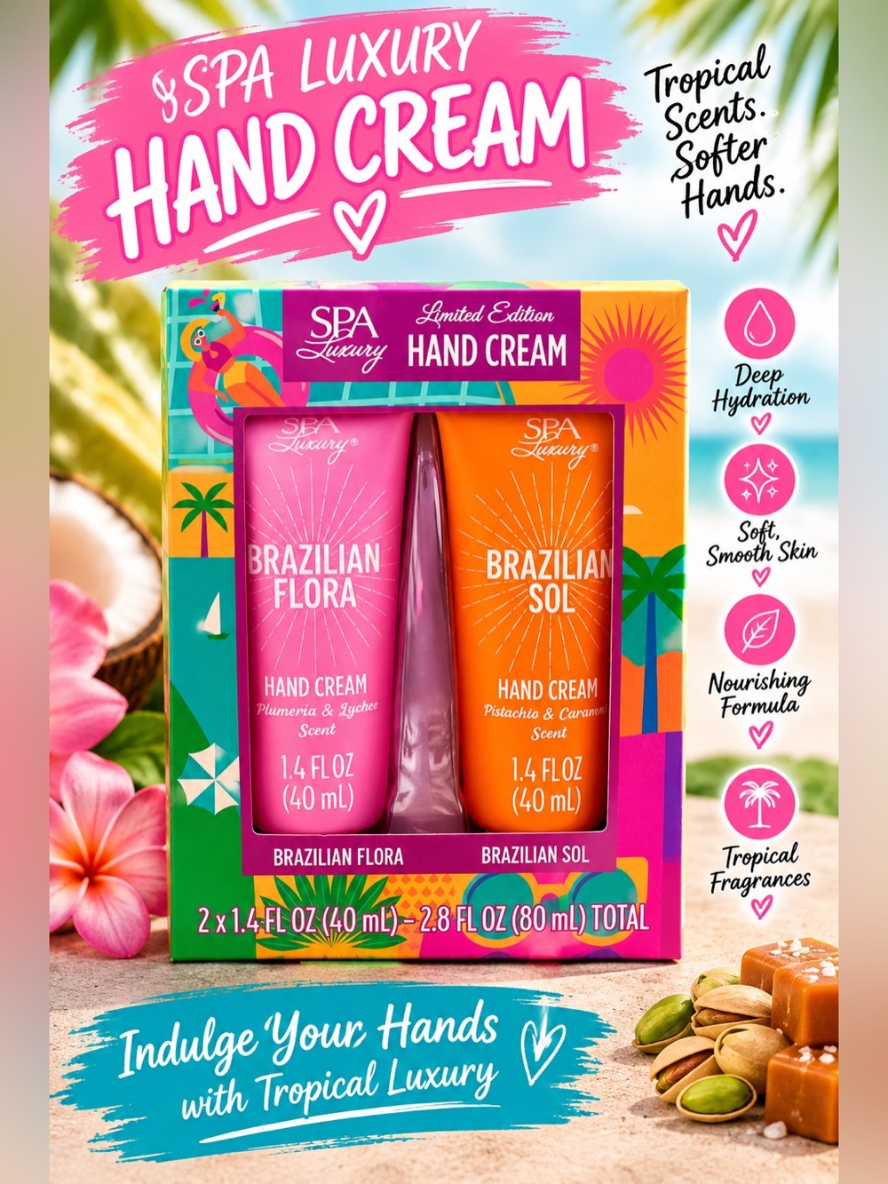 ✨ NEW ✨ Brazilian Flora & Brazilian Sol Hand Cream Duo ✨